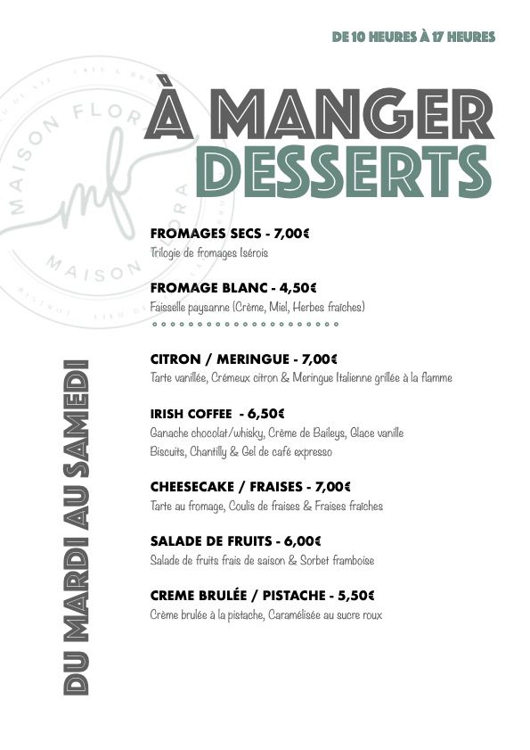 CARTE A MANGER - JANVIERFEVRIER - desserts